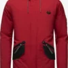 Parkas Winterparka Ragaan Heren Rood