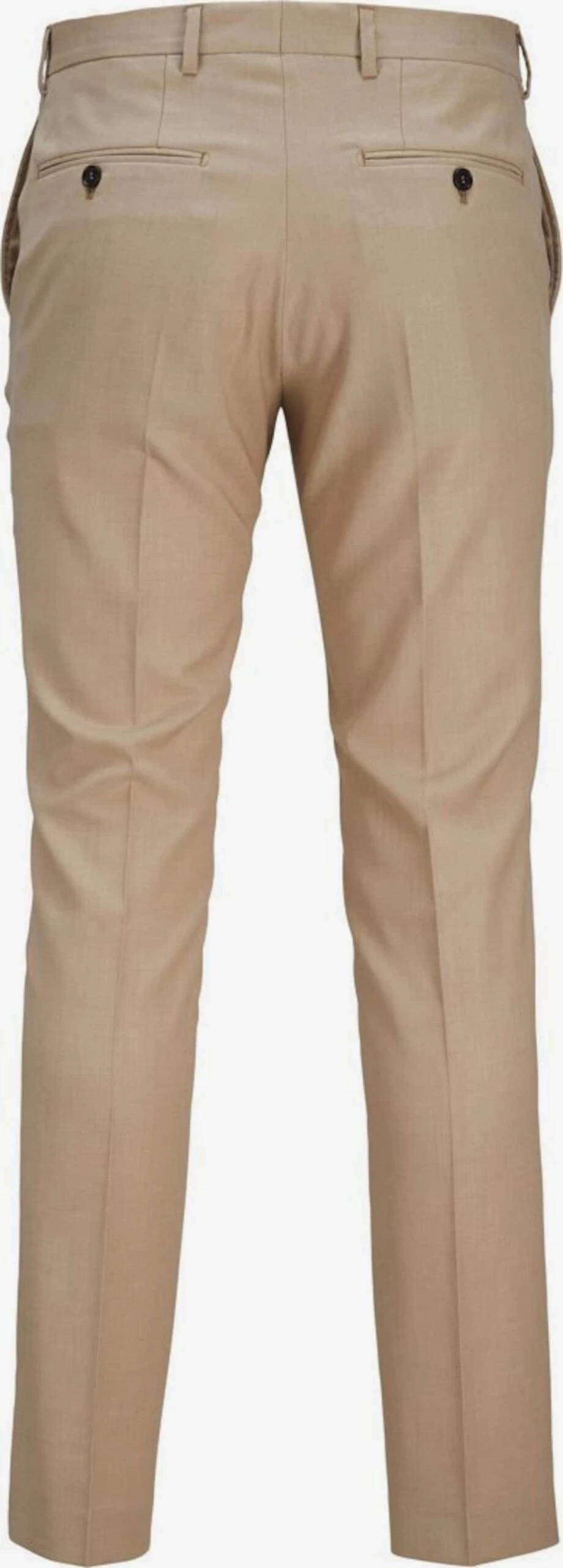 Jack & Jones Pantalons Slimfit Bandplooibroek Heren Beige 2 Jack & Jones Pantalons Slimfit Bandplooibroek Heren Beige - Afbeelding 2