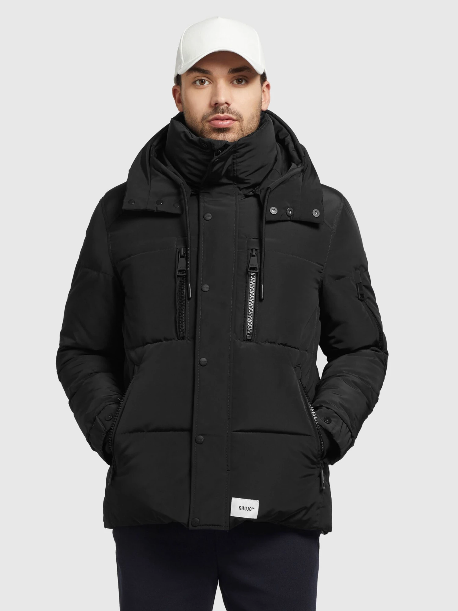 Khujo Winterjassen Winterjas Bizkit Heren Zwart 2 Khujo Winterjassen Winterjas Bizkit Heren Zwart - Afbeelding 2