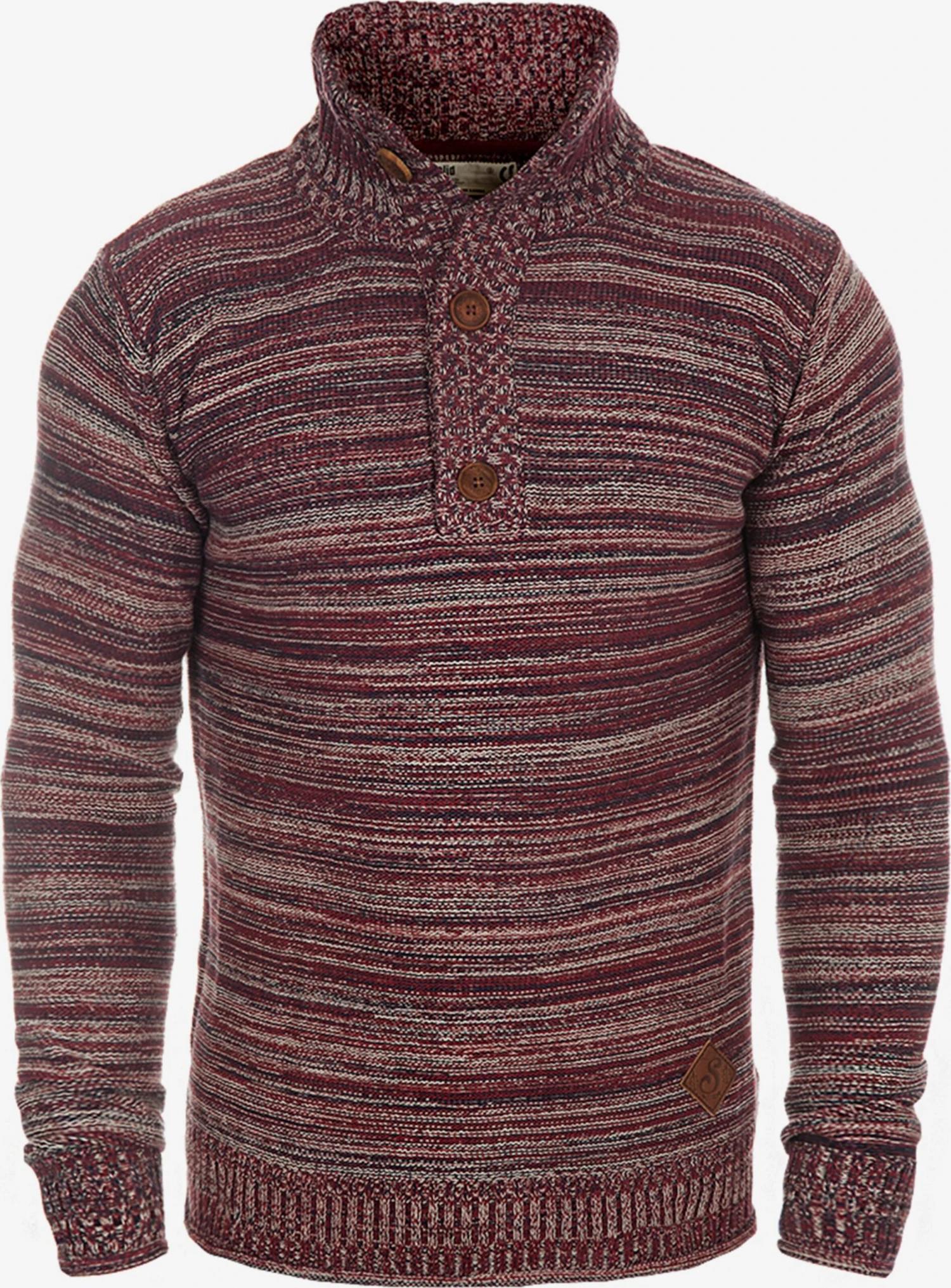 Solid Coltruien Trui Madden Heren Bordeaux 1 Solid Coltruien Trui Madden Heren Bordeaux