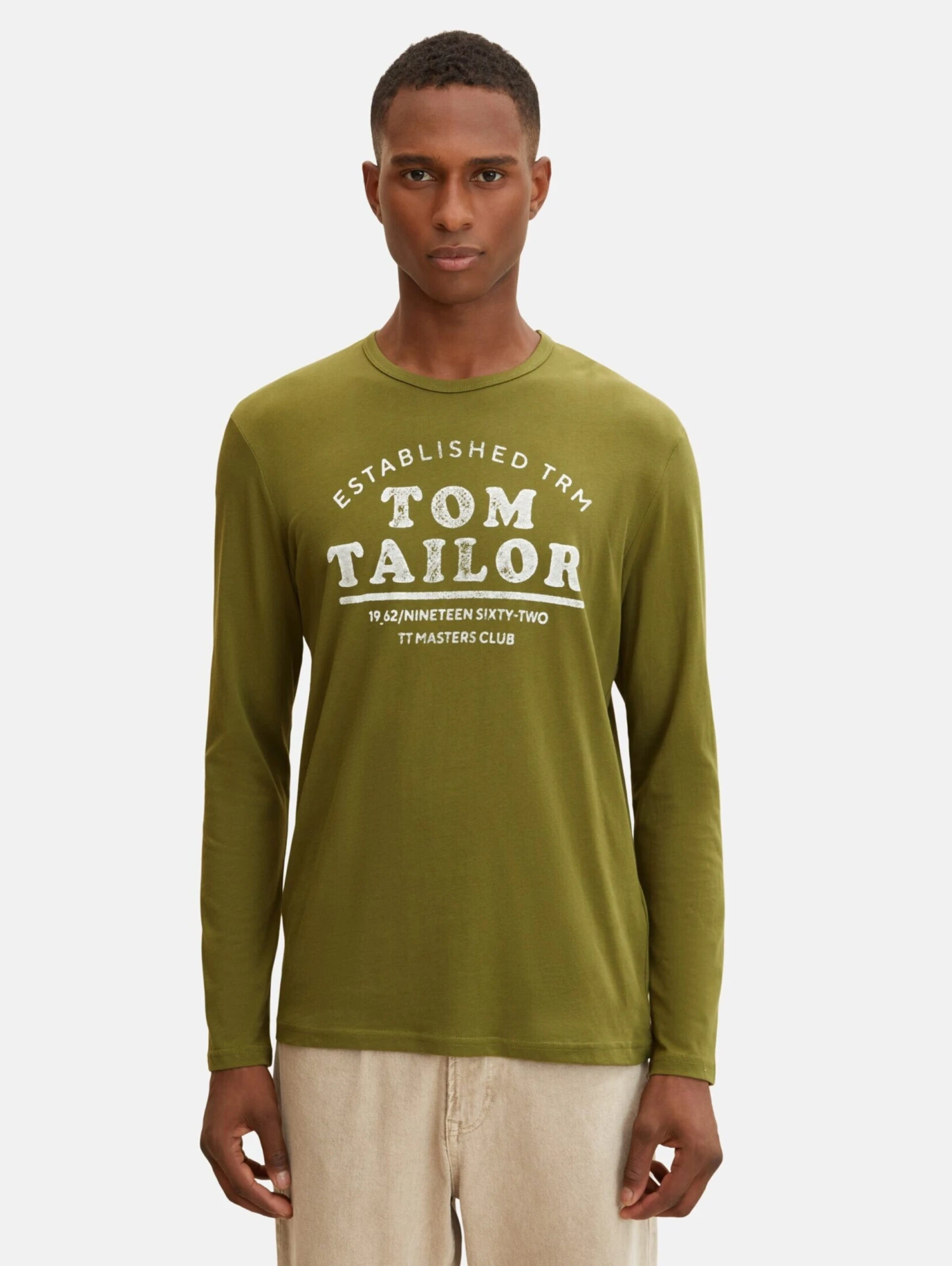 Tom Tailor Longsleeves Shirt Heren Lichtgroen 2 Tom Tailor Longsleeves Shirt Heren Lichtgroen - Afbeelding 2