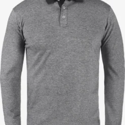 Solid Longsleeves Shirt Pantos Heren Grijs / Lichtgrijs