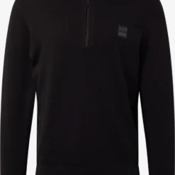 BOSS ORANGE Coltruien Trui Kanobix Heren Zwart