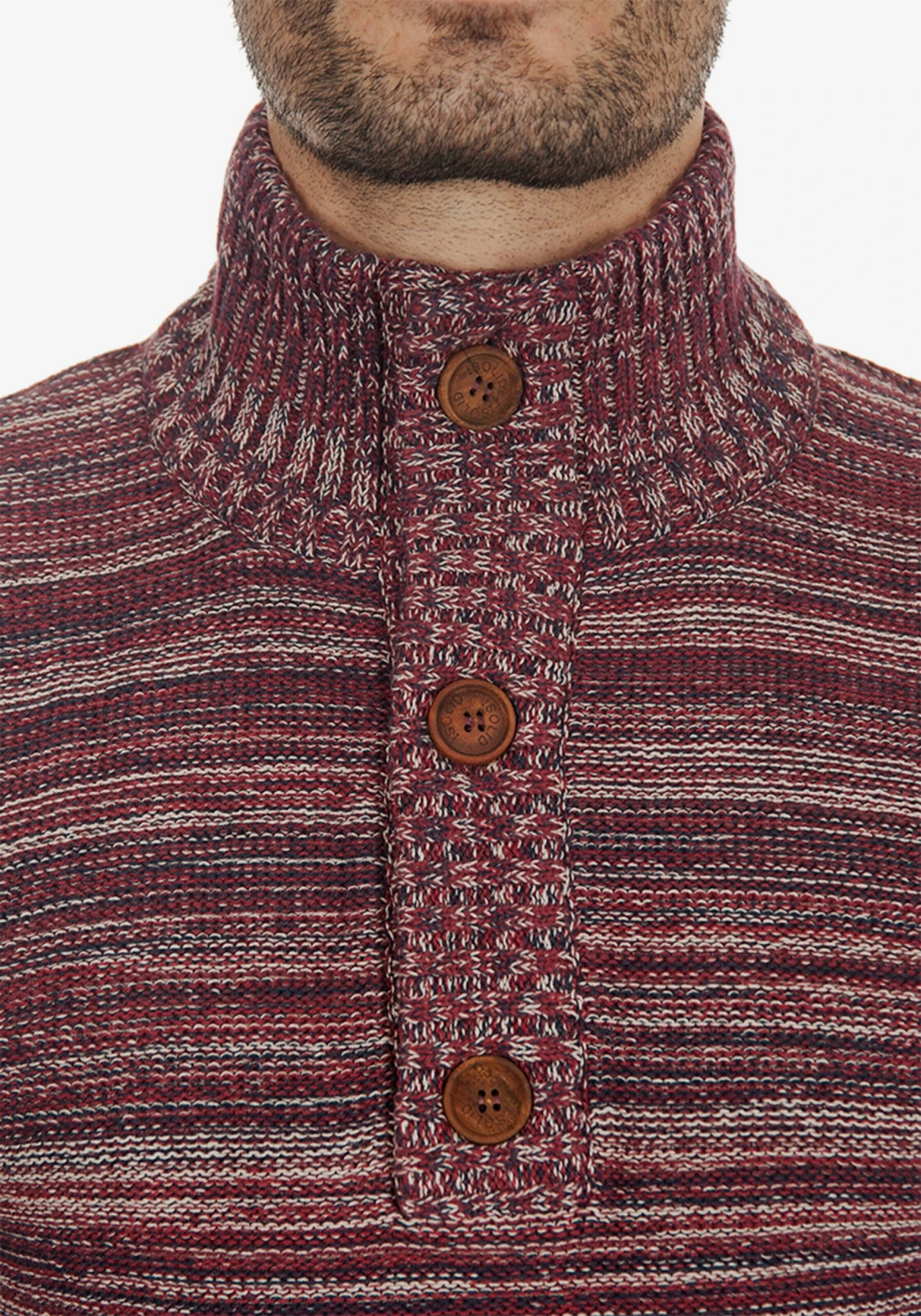 Solid Coltruien Trui Madden Heren Bordeaux 4 Solid Coltruien Trui Madden Heren Bordeaux - Afbeelding 4