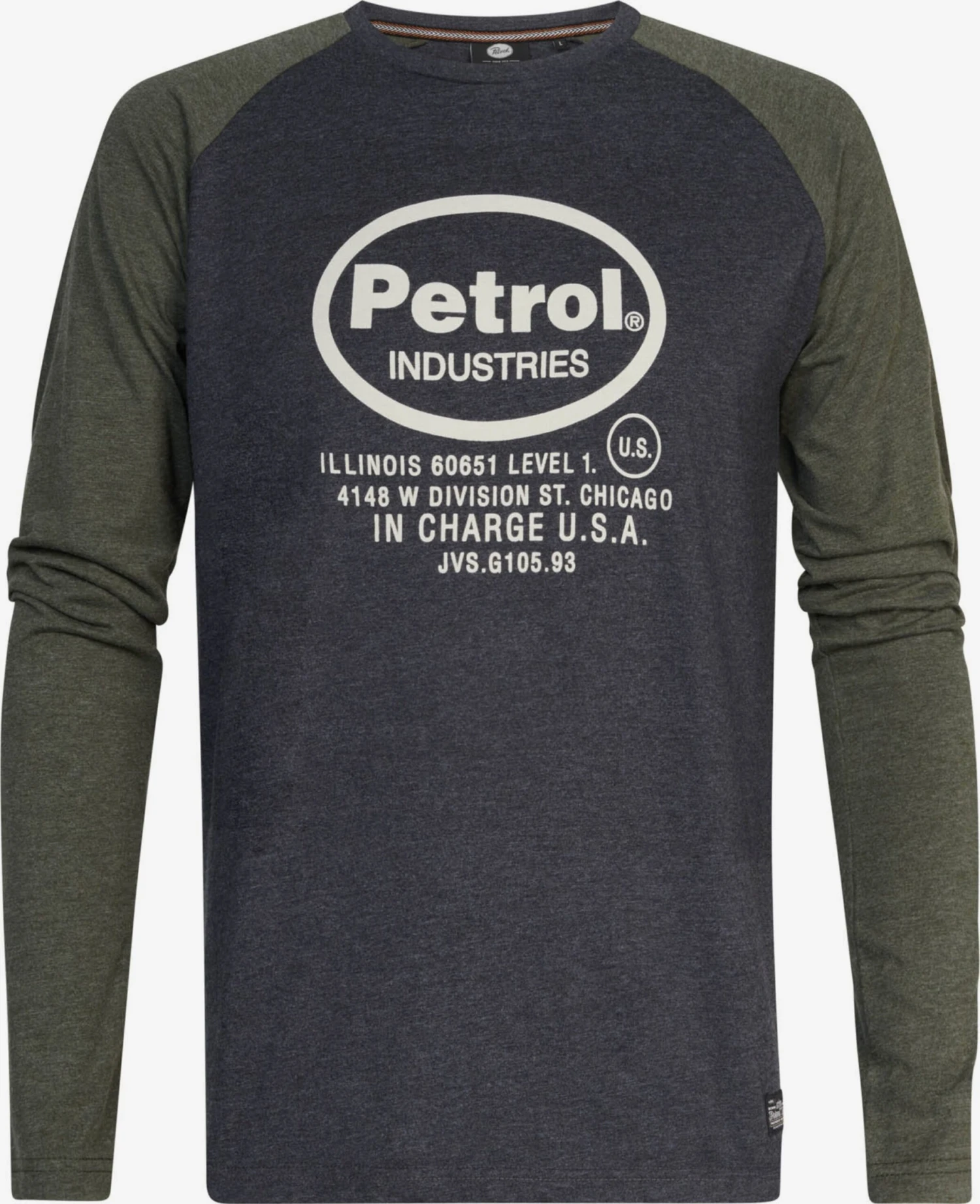 Petrol Industries Longsleeves Shirt Heren Zwart Gemêleerd 1 Petrol Industries Longsleeves Shirt Heren Zwart Gemêleerd