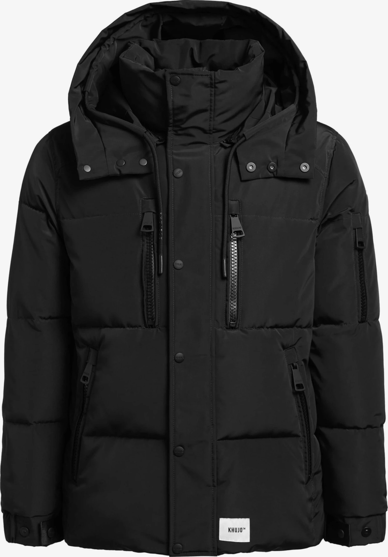 Khujo Winterjassen Winterjas Bizkit Heren Zwart 1 Khujo Winterjassen Winterjas Bizkit Heren Zwart