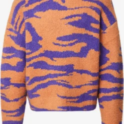 Crewneck Truien Trui Amin Heren Karamel / Donkerlila