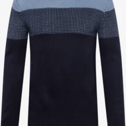 Trendyol Crewneck Truien Trui Heren Navy / Lichtblauw