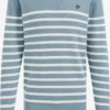 WE FASHION Crewneck Truien Trui Heren Duifblauw
