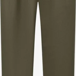 Pantalons Regular Bandplooibroek Heren Donkergroen