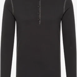 DreiMaster Vintage Longsleeves Shirt Tylin Heren Zwart