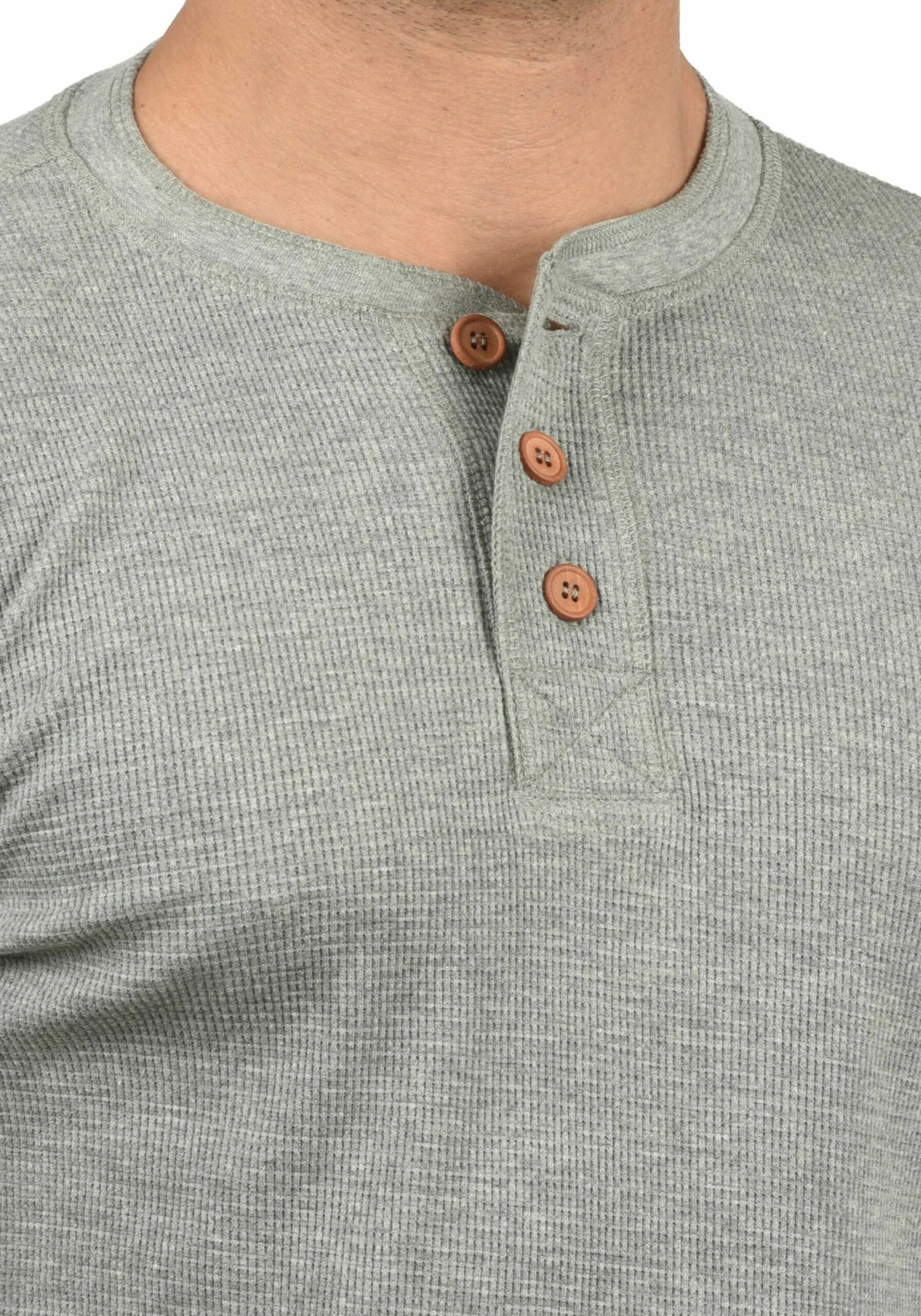 Solid Longsleeves Shirt Tokato Heren Grijs 4 Solid Longsleeves Shirt Tokato Heren Grijs - Afbeelding 4