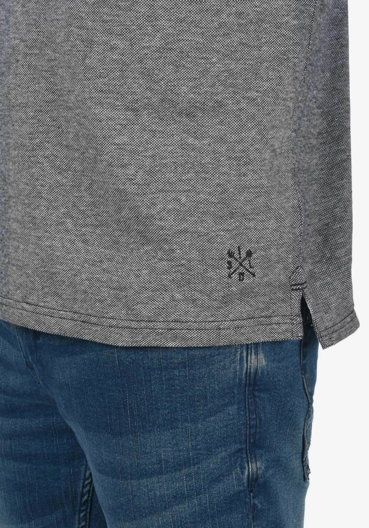 Solid Longsleeves Shirt Pantos Heren Grijs / Lichtgrijs 6 Solid Longsleeves Shirt Pantos Heren Grijs / Lichtgrijs - Afbeelding 6