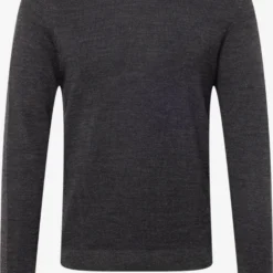 BRAX Crewneck Truien Trui Roy Heren Zwart Gemêleerd