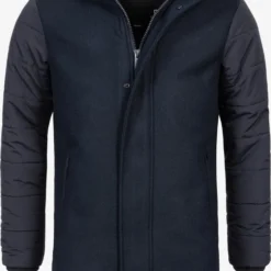Indicode Jeans Parkas Winterparka Ontario Heren Donkerblauw