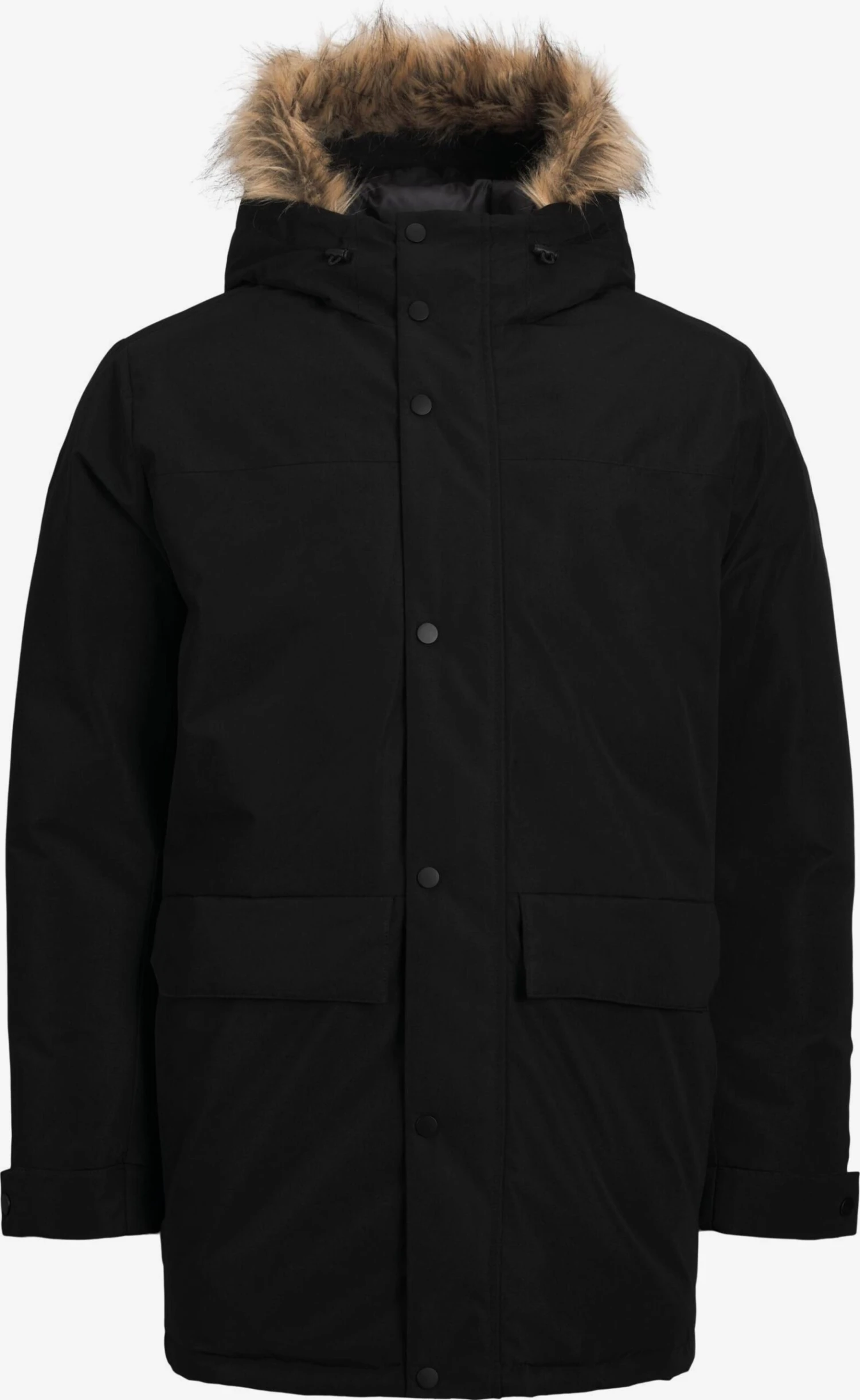 Jack & Jones Parkas Winterparka CHAMP Heren Zwart 1 Jack & Jones Parkas Winterparka CHAMP Heren Zwart