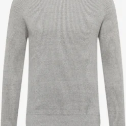 S.Oliver Crewneck Truien Trui Heren Grijs Gemêleerd