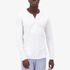 Longsleeves Shirt LEAGUE Heren Wit -Jack & Jones Verkoop 44d3c65189bf50586b064158f465055e scaled