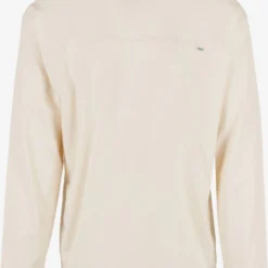 URBAN CLASSICS Longsleeves Shirt Heren Crème
