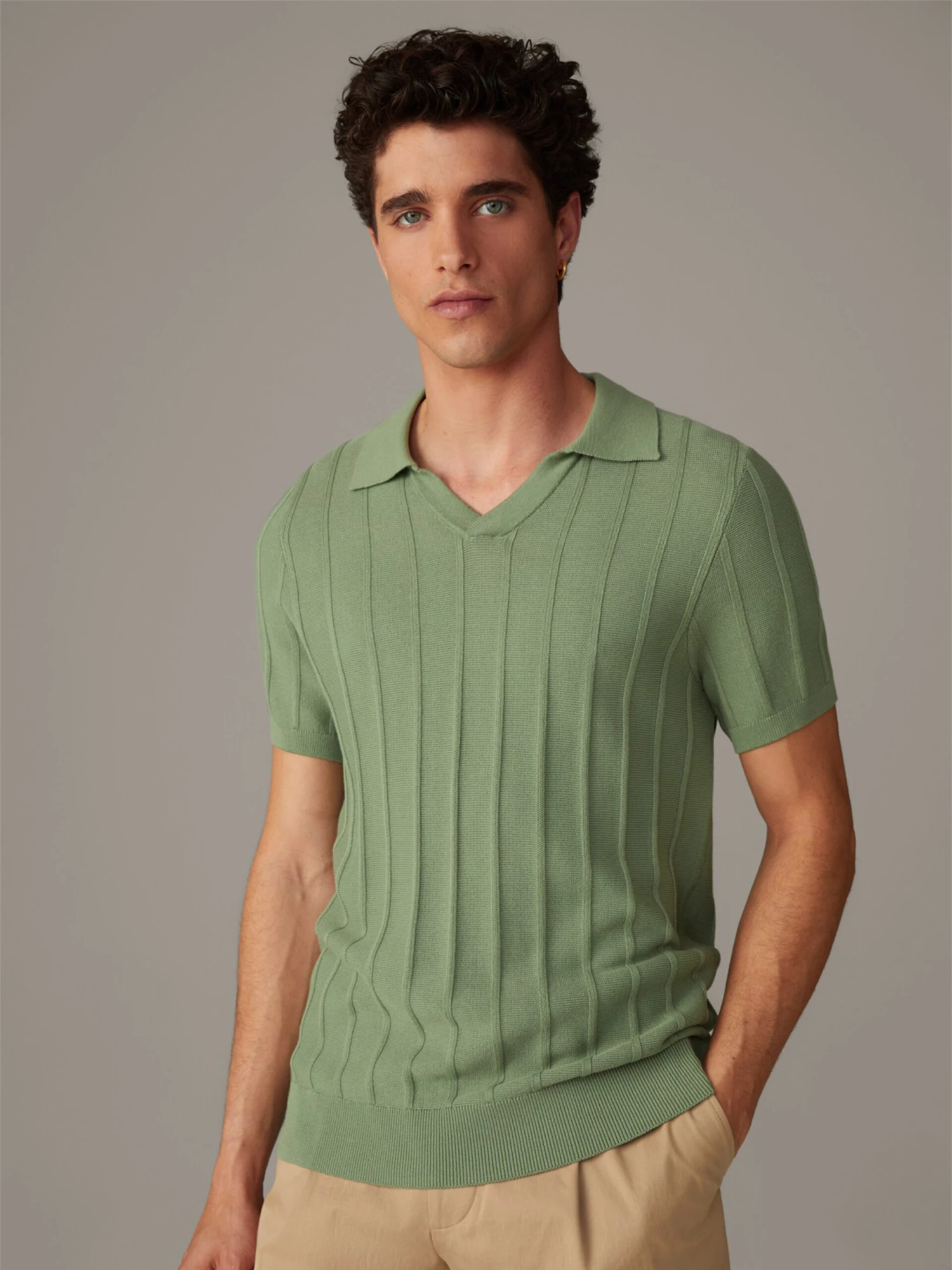 Strellson Longsleeves Shirt Kito Heren Groen 2 Strellson Longsleeves Shirt Kito Heren Groen - Afbeelding 2