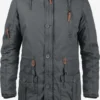 Solid Parkas Winterparka Clark Heren Grijs