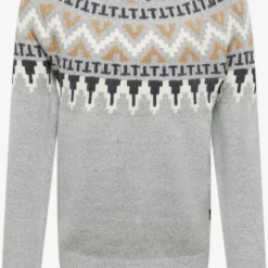 TOM TAILOR Denim Crewneck Truien Trui Heren Grijs / Antraciet