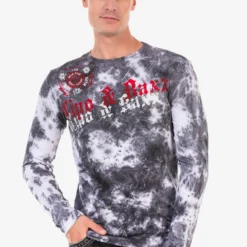 Cipo & Baxx Longsleeves Shirt Heren Grijs -Jack & Jones Verkoop 5ac148161294f172b0f86905687e576c scaled