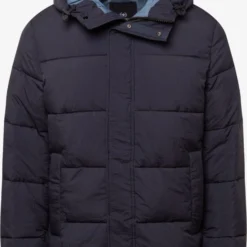 Strellson Winterjassen Winterjas Heren Donkerblauw