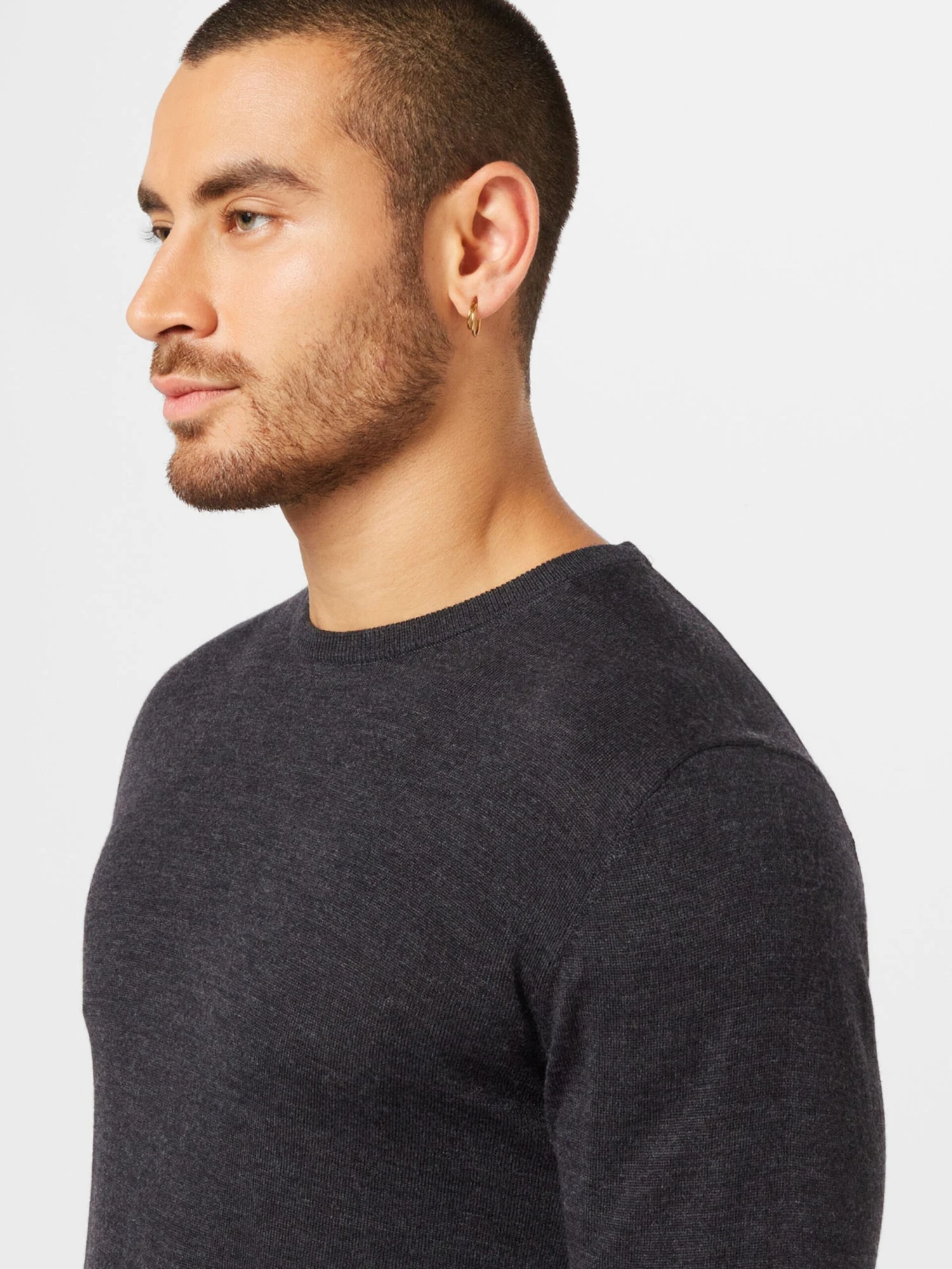 Matinique Crewneck Truien Regular Fit Trui Margrate Heren Donkergrijs 2 Matinique Crewneck Truien Regular Fit Trui Margrate Heren Donkergrijs - Afbeelding 2