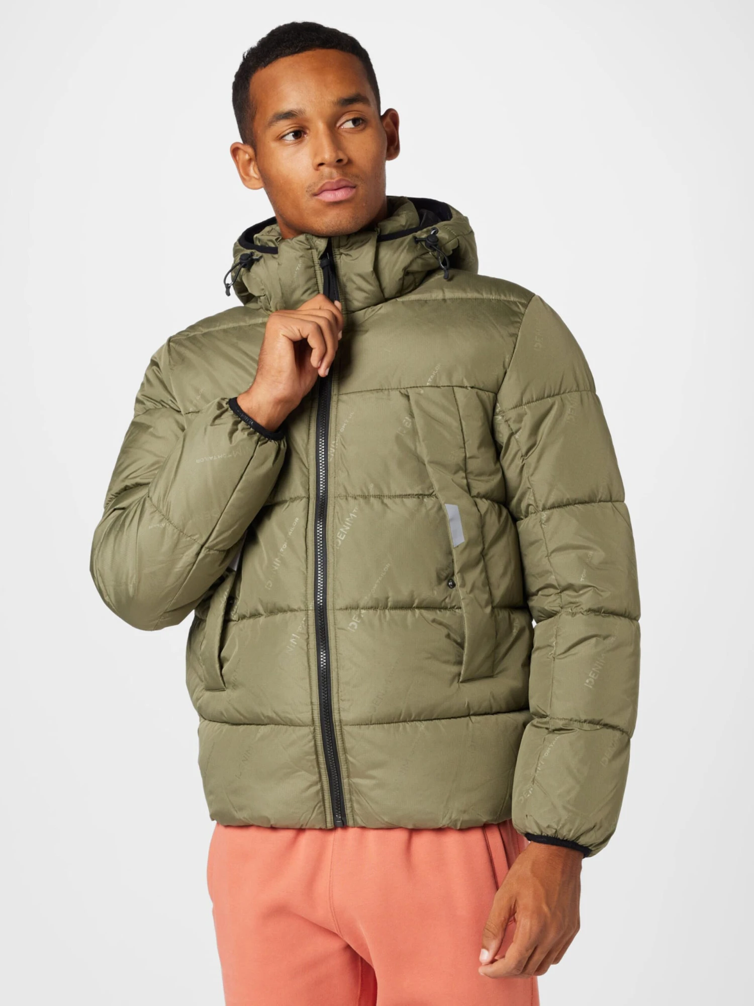 TOM TAILOR Denim Winterjassen Winterjas Heren Olijfgroen 3 TOM TAILOR Denim Winterjassen Winterjas Heren Olijfgroen - Afbeelding 3