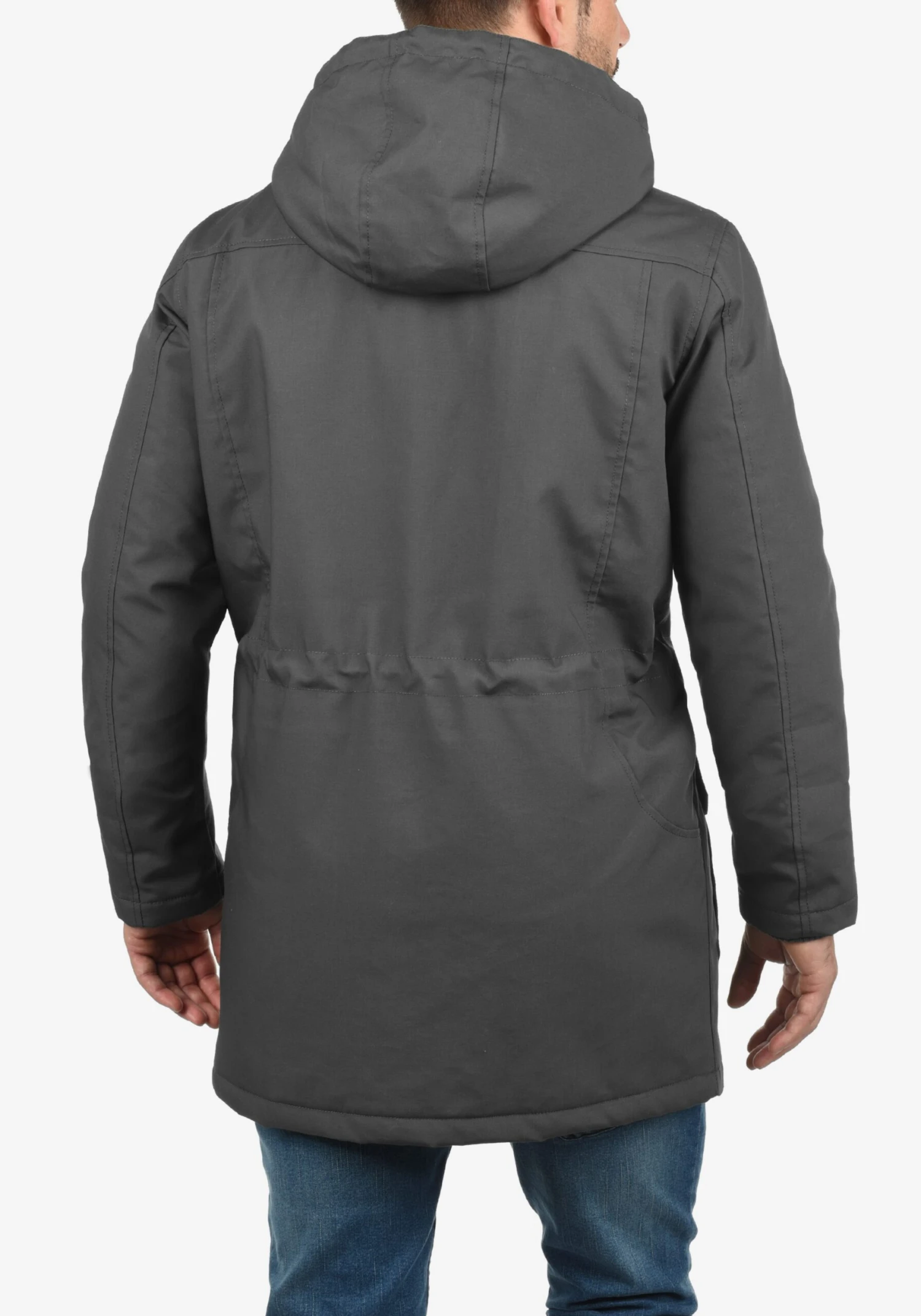 Solid Parkas Winterparka Chara Teddy Heren Donkergrijs 4 Solid Parkas Winterparka Chara Teddy Heren Donkergrijs - Afbeelding 4