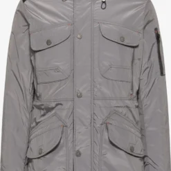 Parkas Winterparka Heren Rookgrijs
