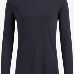WE FASHION Longsleeves Shirt Heren Nachtblauw