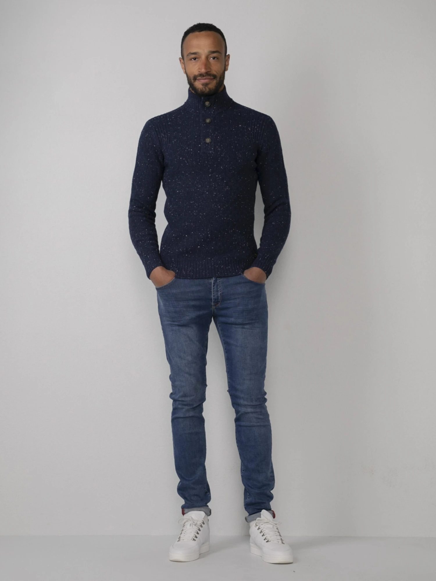 Petrol Industries Coltruien Trui Heren Indigo 5 Petrol Industries Coltruien Trui Heren Indigo - Afbeelding 5