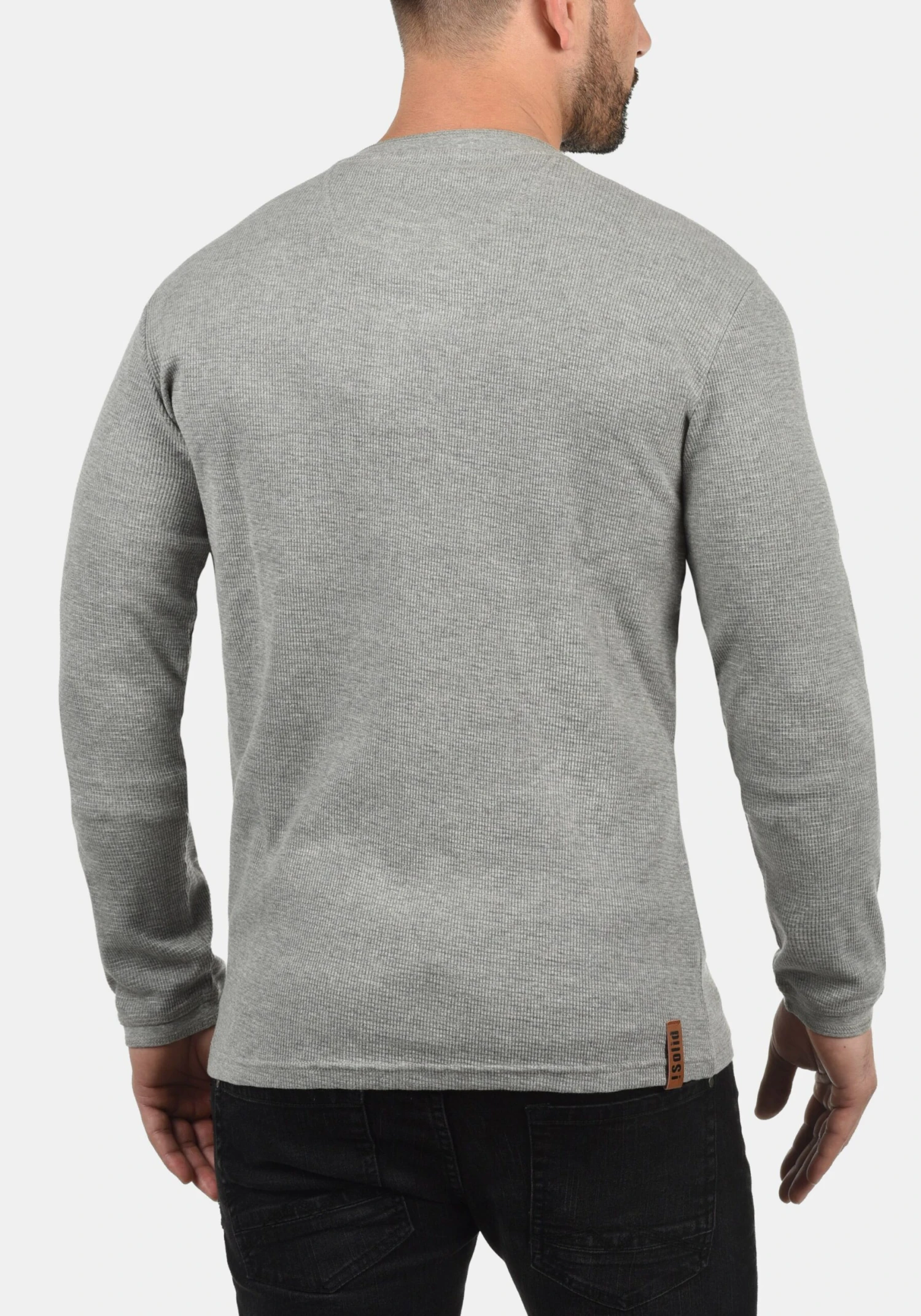 Solid Longsleeves Shirt Tokato Heren Grijs 3 Solid Longsleeves Shirt Tokato Heren Grijs - Afbeelding 3