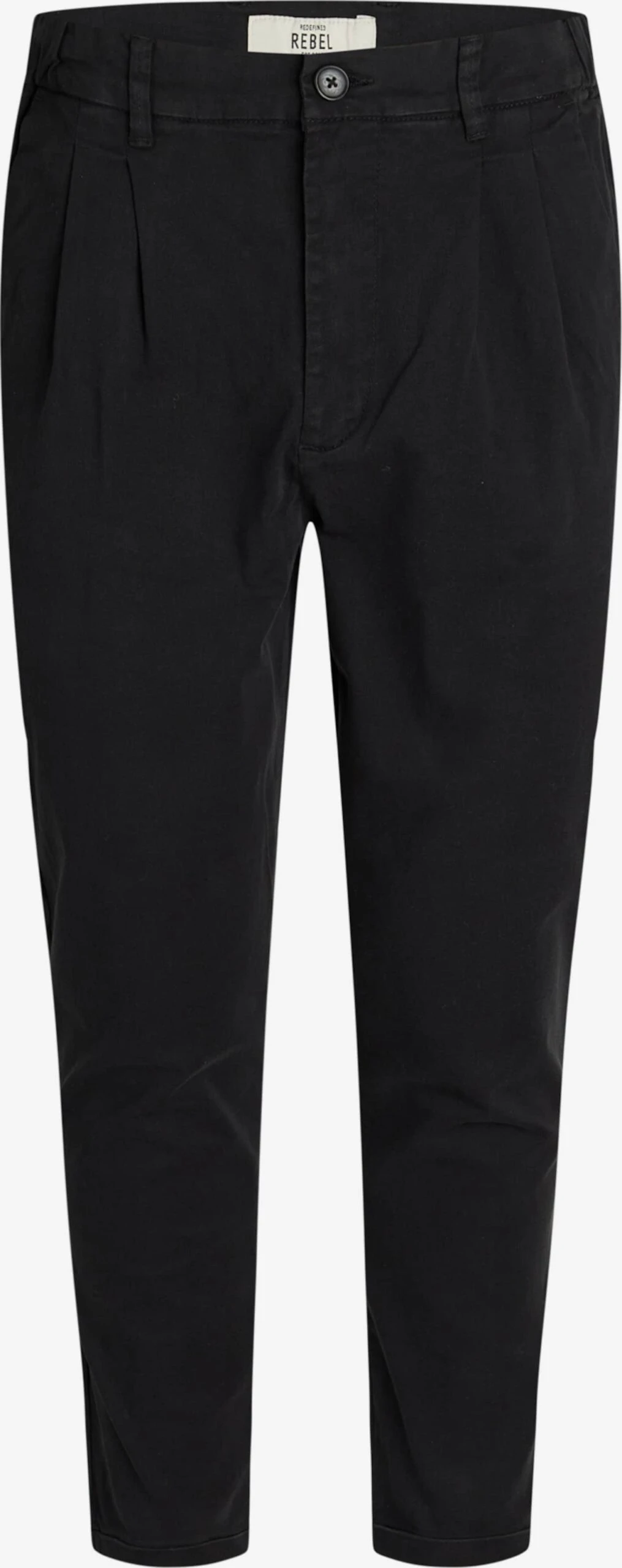 Redefined Rebel Pantalons Regular Bandplooibroek Jacko Heren Zwart 1 Redefined Rebel Pantalons Regular Bandplooibroek Jacko Heren Zwart