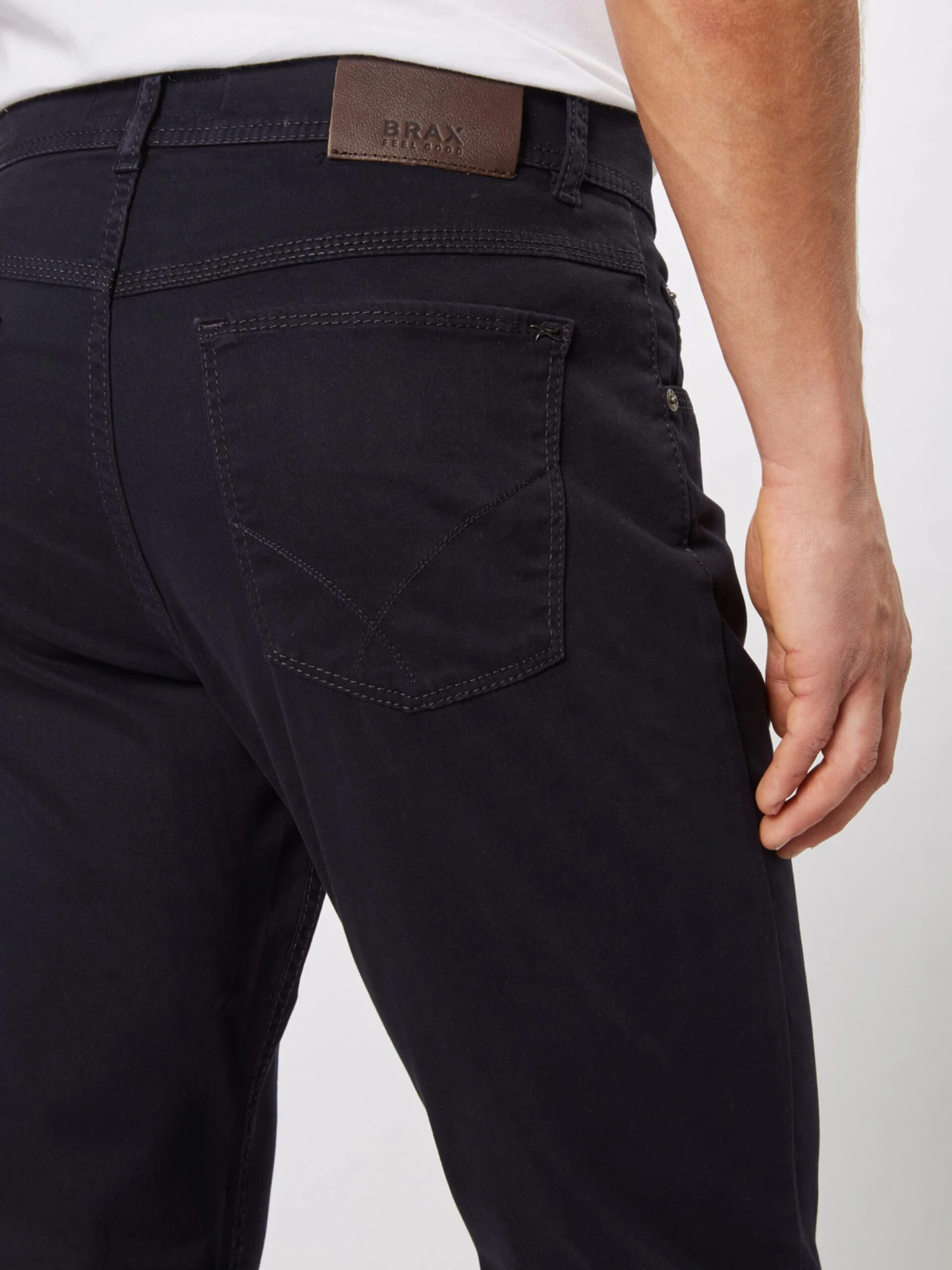 BRAX Pantalons Regular Broek Cooper Fancy Heren Navy 2 BRAX Pantalons Regular Broek Cooper Fancy Heren Navy - Afbeelding 2