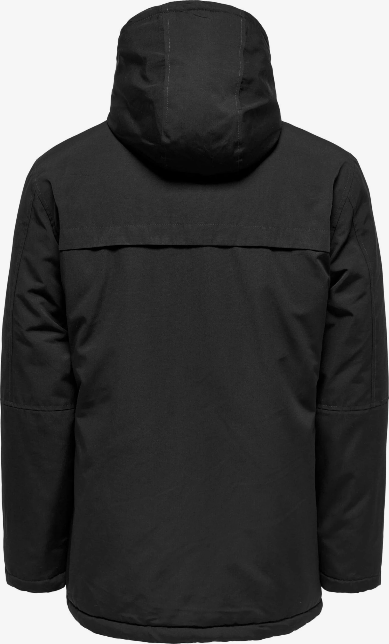 Only & Sons Winterjassen Winterjas Jayden Heren Zwart 2 Only & Sons Winterjassen Winterjas Jayden Heren Zwart - Afbeelding 2