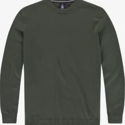 Jack & Jones Verkoop 7 GAASTRA Crewneck Truien Trui SCHOONER CREW Heren Kaki
