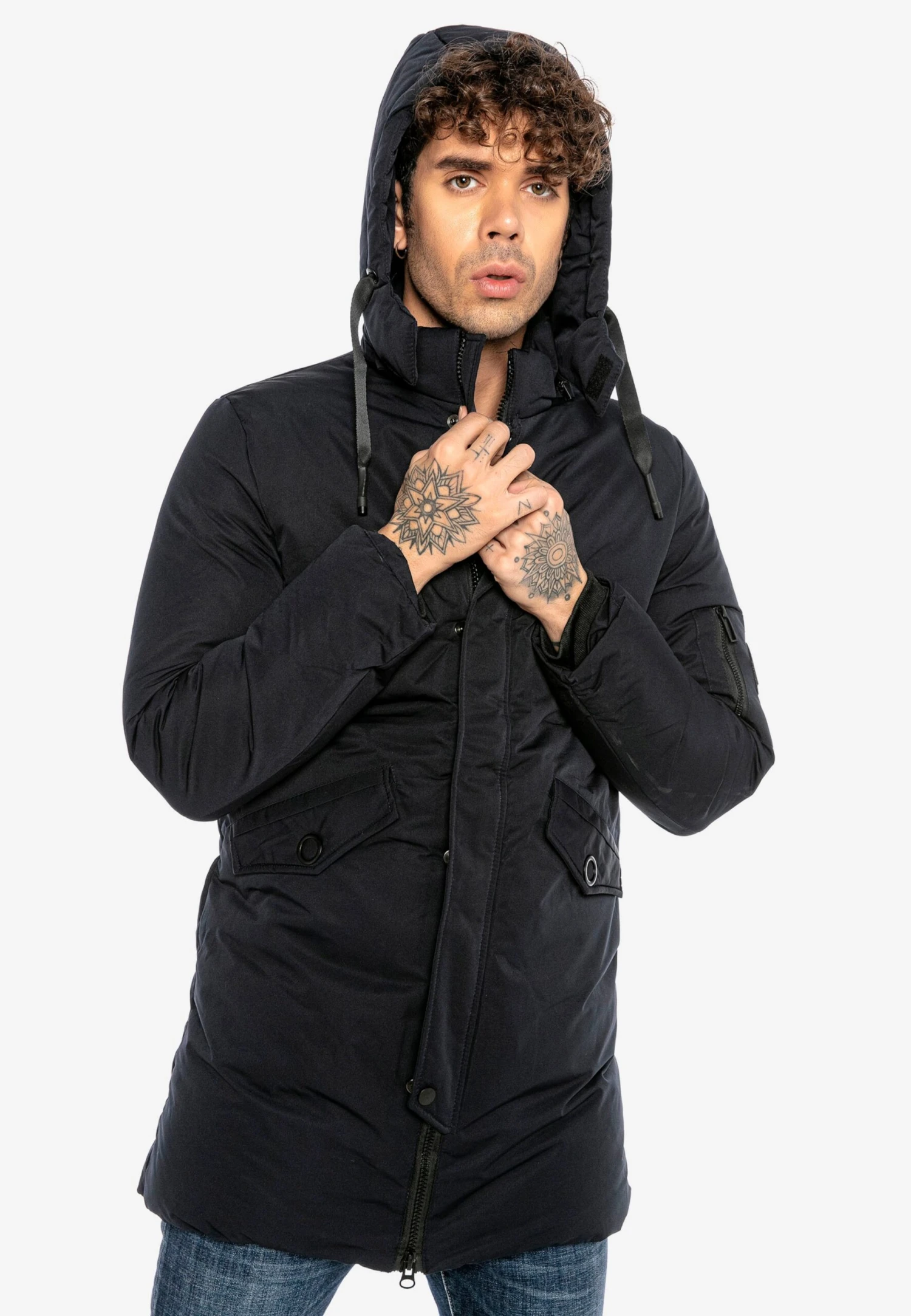 Parkas Winterparka West Jordan Heren Donkerblauw 3 Parkas Winterparka West Jordan Heren Donkerblauw - Afbeelding 3