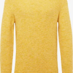 Selected Homme Crewneck Truien Trui Heren Geel Gemêleerd