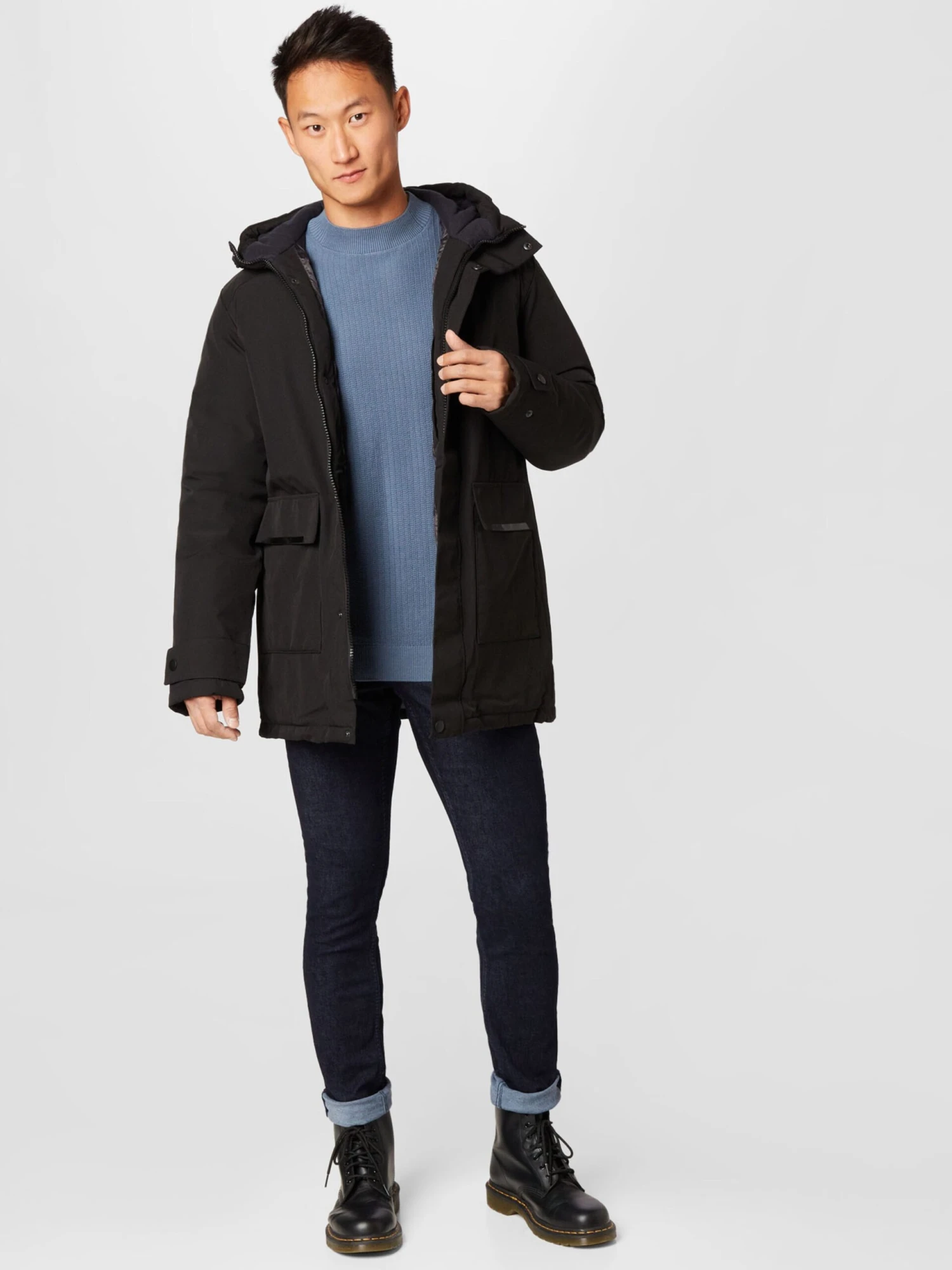 Jack & Jones Parkas Winterparka Tiko Heren Zwart 4 Jack & Jones Parkas Winterparka Tiko Heren Zwart - Afbeelding 4