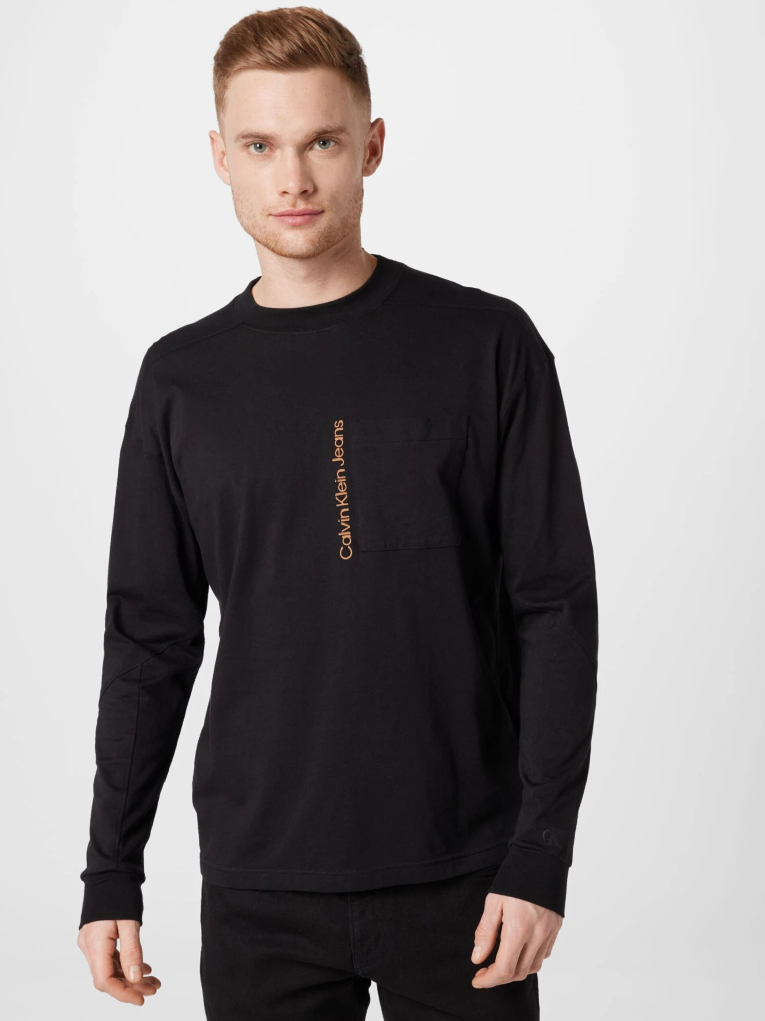 Calvin Klein Jeans Longsleeves Shirt Heren Zwart 3 Calvin Klein Jeans Longsleeves Shirt Heren Zwart - Afbeelding 3