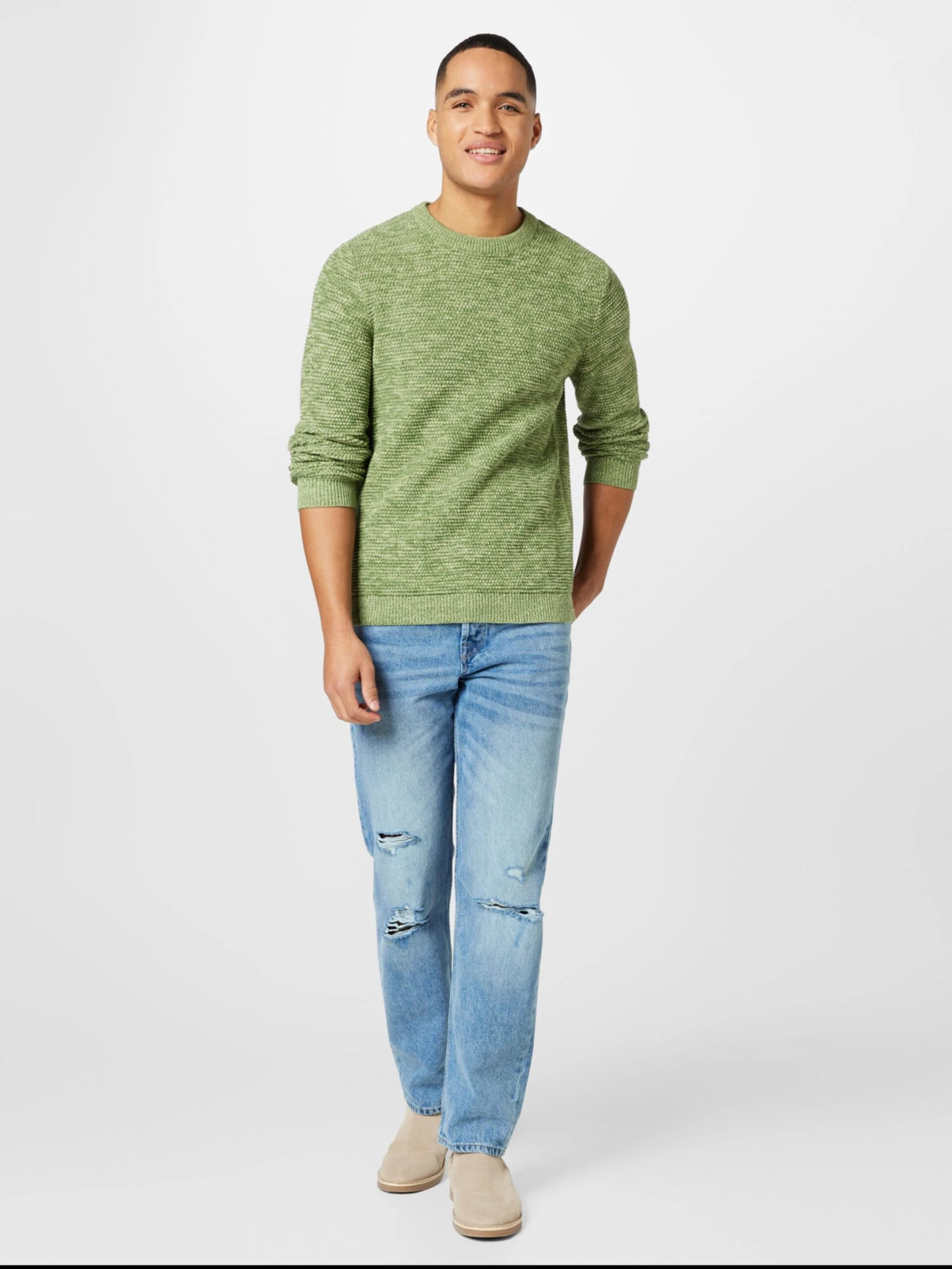 Selected Homme Crewneck Truien Trui Heren Riet 5 Selected Homme Crewneck Truien Trui Heren Riet - Afbeelding 5