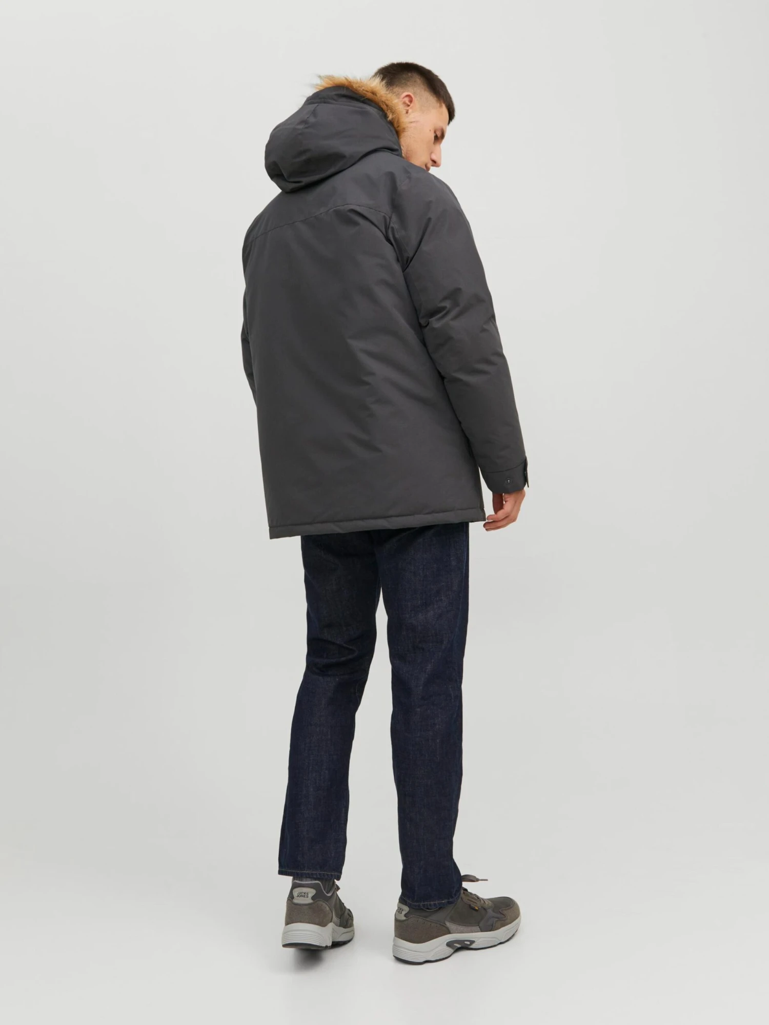 Jack & Jones Parkas Winterparka CHAMP Heren Basaltgrijs 3 Jack & Jones Parkas Winterparka CHAMP Heren Basaltgrijs - Afbeelding 3