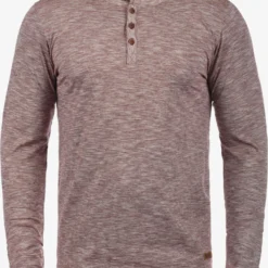 Solid Longsleeves Shirt Migos Heren Rood / Rood Gemêleerd