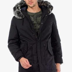 Cipo & Baxx Parkas Winterparka Army Heren Zwart -Jack & Jones Verkoop a382bd7b98efb4be2309f1e030c7e265 scaled