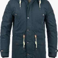 Parkas Winterparka SOLID Dry Parka Heren Blauw