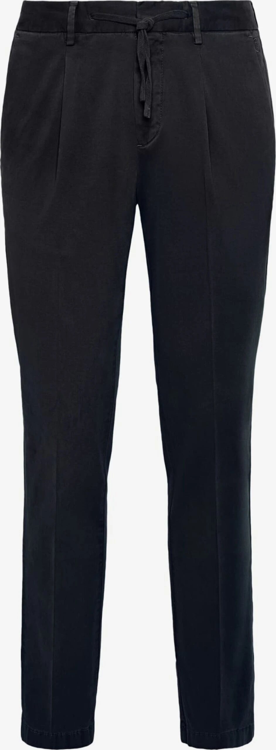 Pantalons Regular Bandplooibroek Heren Nachtblauw 1 Pantalons Regular Bandplooibroek Heren Nachtblauw