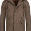 Indicode Jeans Parkas Winterparka Bardsley Heren Bruin